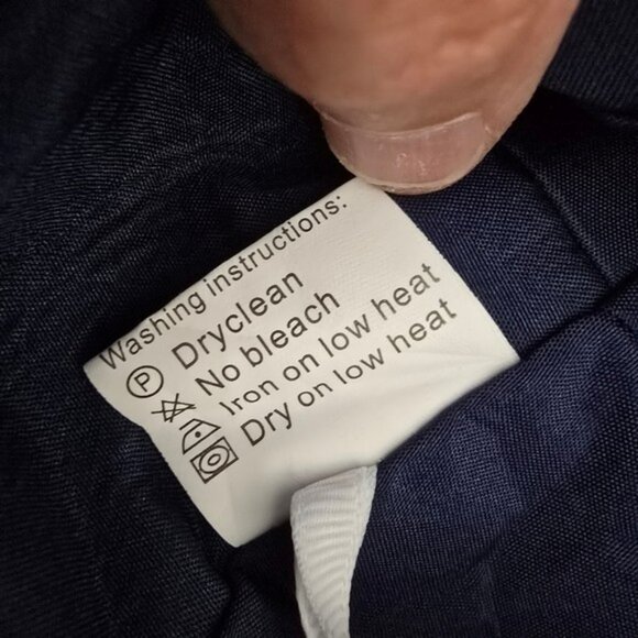 Women's Formal Elegant Navy Blue Evening Gown Size 16 Lace Up Maxi Dress NWT - Picture 11 of 16